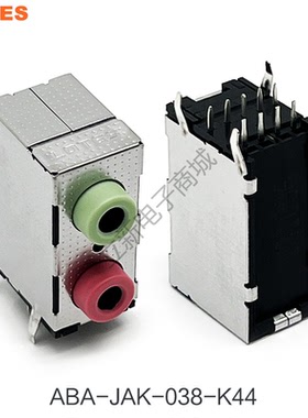 LOTES ABA-JAK-038-K44 声卡接口AUDIO JACK 2Pin电脑音频插座