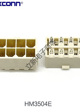 Foxconn/富士康HM3504E电源插座ATX电流座8PIN 2*4 间距4.2连接器