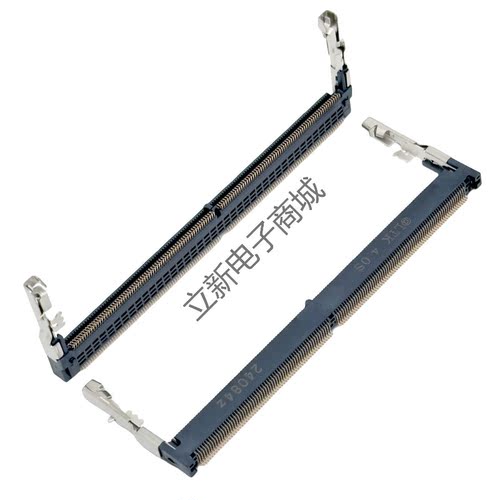 现货 笔记本电脑内存卡槽 DDR5 金手指连接器 262PIN 4.0H 正向