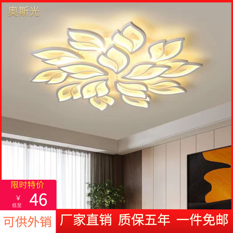 新款创意花蝴蝶卧室客厅吸顶灯欧式创意亚克力酒店现代简约网红灯