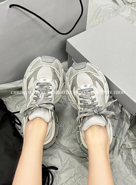 KAPIIT专柜同款/新色！24s春季新款做旧厚底系带老爹鞋男女情侣款