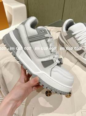 KAPIIT专柜同款 高定升级版～厚底小白鞋女小胖丁休闲运动情侣款