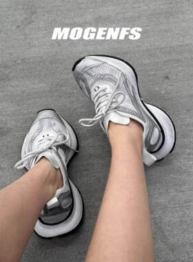 KAPIIT专柜同款/好穿轻便透气~运动鞋女休闲网面厚底做旧情侣款老