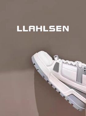 KAPIIT「专柜同款」2024s新配色系带小胖丁厚底面包鞋休闲鞋单鞋