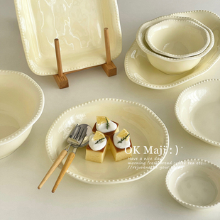 2025新款餐具套装一人用轻奢高级感碗盘家用情侣2人用陶瓷碗碟