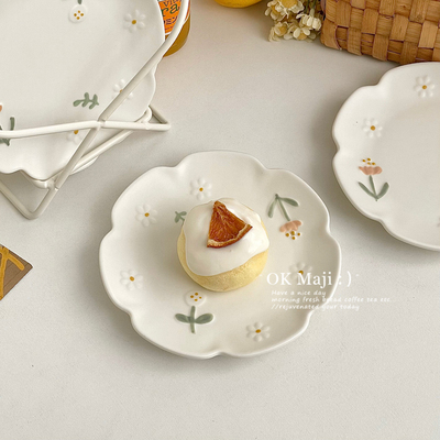 ins风精致甜品盘蛋糕碟