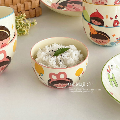 个人专用高颜值陶瓷碗