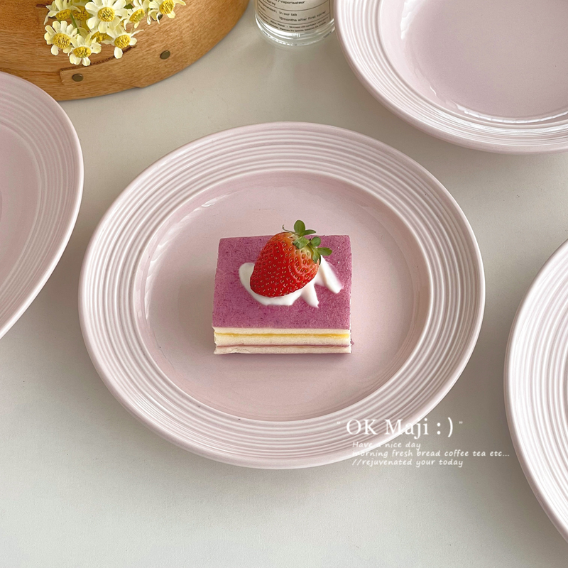 高级感ins风陶瓷甜品盘