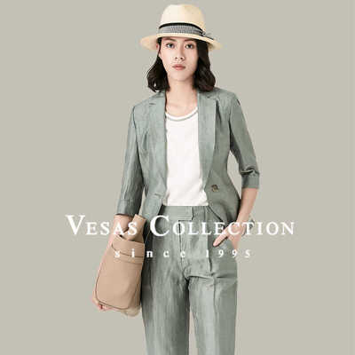 七分袖西装上衣常规通勤