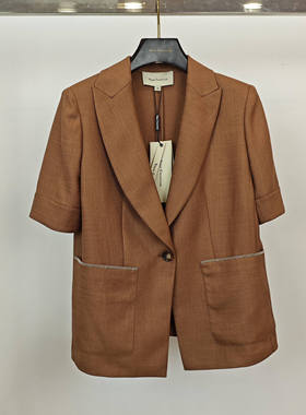 vesas collection唯尚女装专柜正品经典通勤时尚一粒扣正装西装