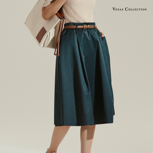 collection 松弛感 唯尚女装 半身裙 简约自然半裙 专柜正品 vesas