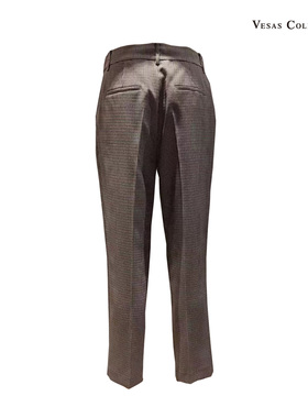 唯尚vesascollection女装西裤通勤风百搭高腰垂直西裤 T1268