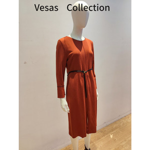 vesas collection唯尚女装连衣裙 专柜正品新款气质过膝复 DB002