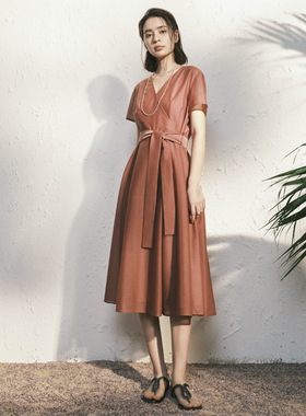 VESAS COLLTION D1310 ins风设计师款连衣裙