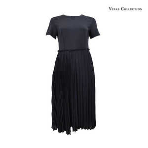 vesas collection D1096 航海系列 拼接连衣裙