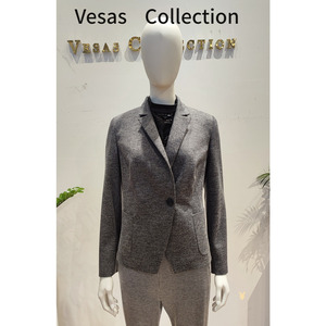 Vesas Collection唯尚女装 西服羊毛外套宽松型职业装 J0907