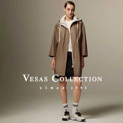 VesasCollection轻商务连帽风衣