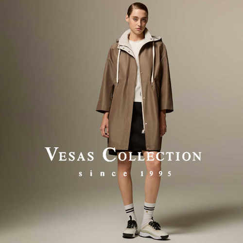 VesasCollection轻商务连帽风衣