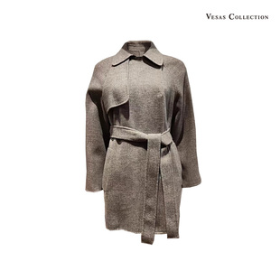 短款 新款 大翻领高级C1307 纯羊毛冬季 唯尚vesascollection女装