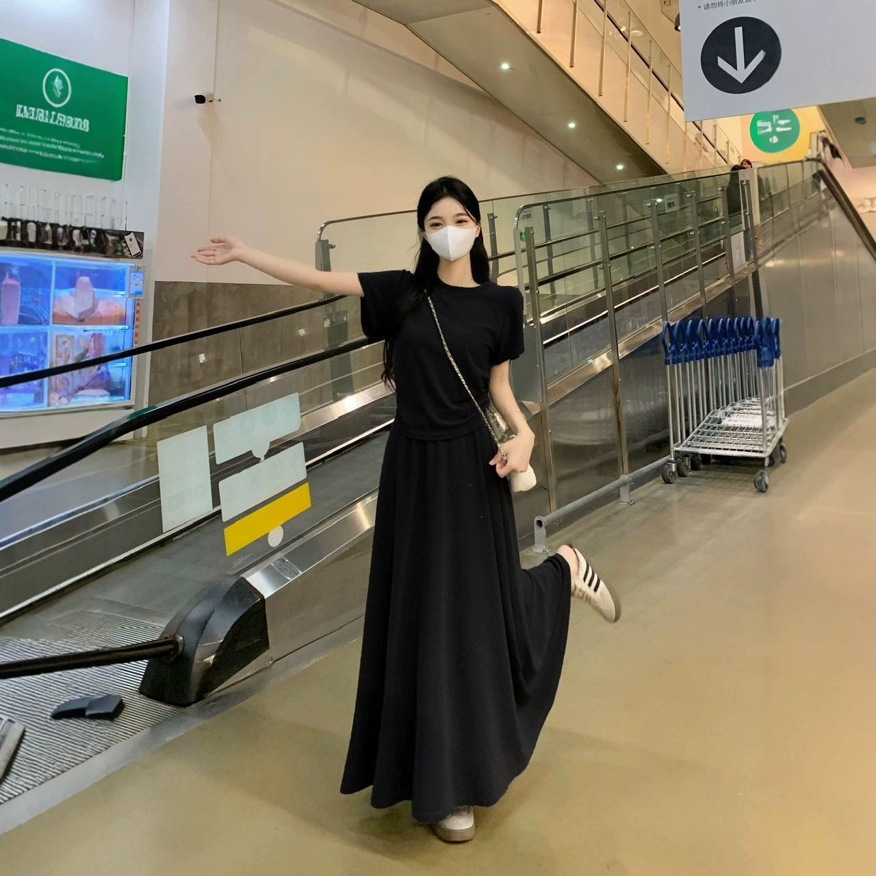 大码女装休闲套装裙胖MM