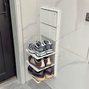 架可折叠多层家用多功能收纳置物架创意备菜板新款 免打孔壁挂式 鞋