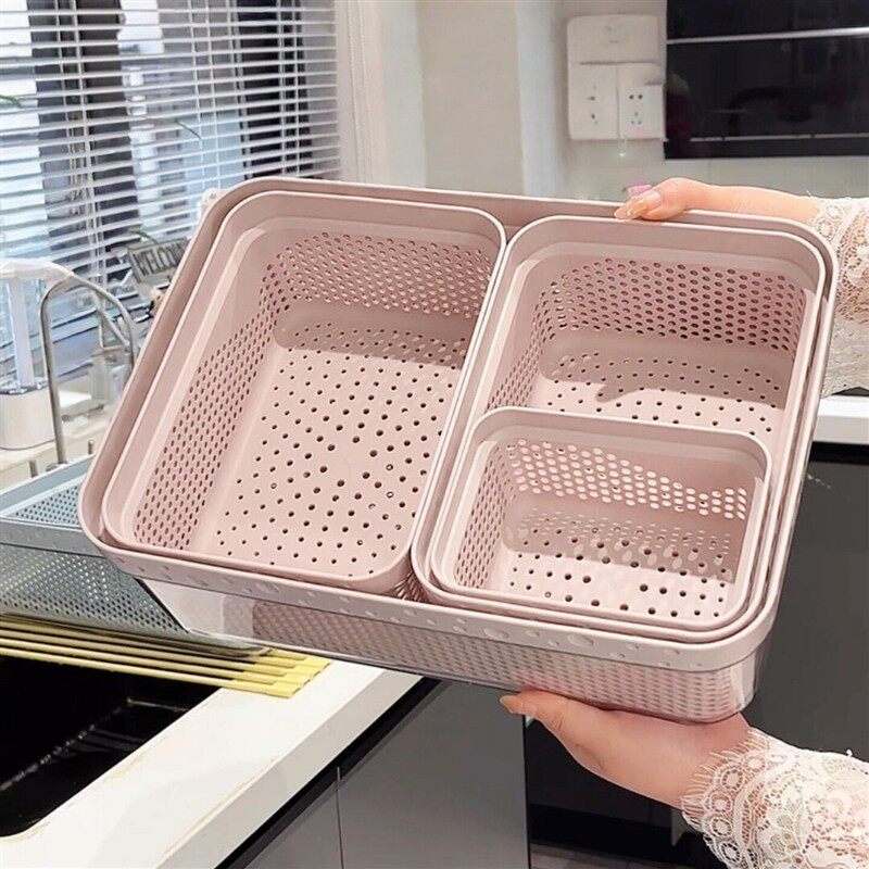 多巴胺食品级双层大容量沥水篮