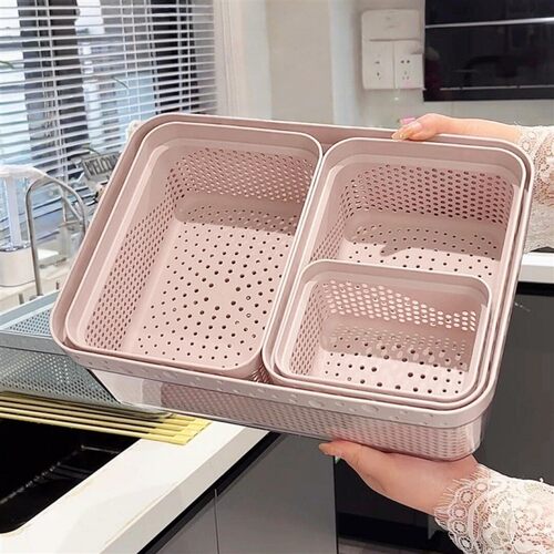 多巴胺食品级双层大容量沥水篮