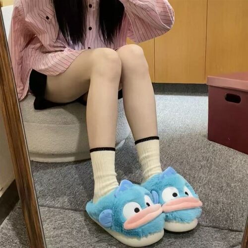 小丑鱼冬季新款保暖防滑棉拖