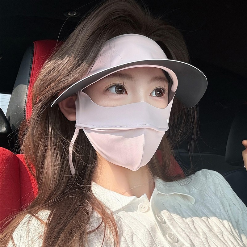 夏季全脸防晒面罩透气脸基尼女款