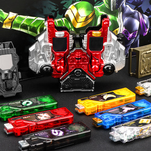 假面骑士DX记忆体疾风王牌月神金属炽热扳机颅骨永恒可联动记忆体