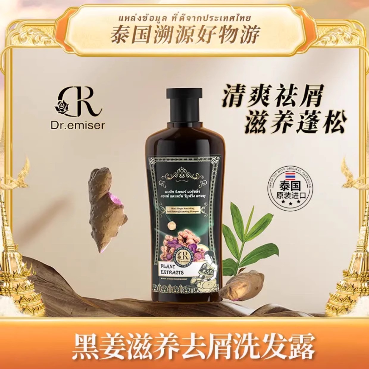 黑姜滋养去屑洗发露洗发水