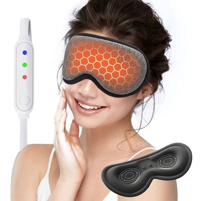 Reusable USB Electric Heated Eyes Mask Hot Compress Warm The