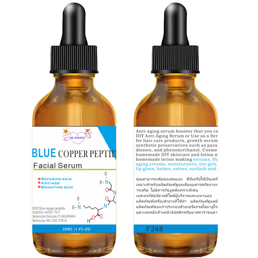 Blue Copper Peptide Stock Solution Facial Serum Lifting firm