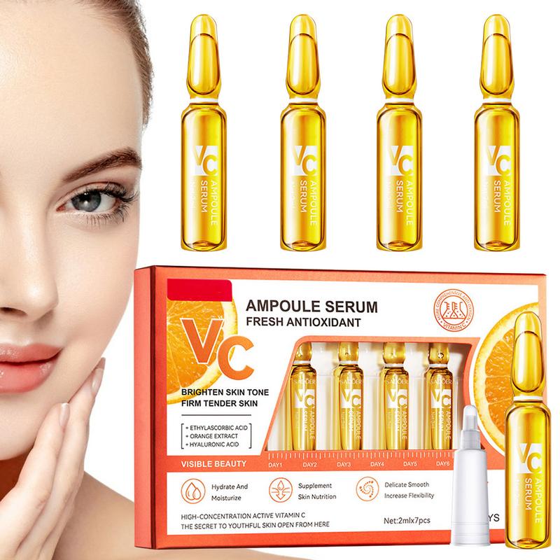 Vitamin C Ampoule Essence Hydrating Serums For Face With | M 美容护肤/美体/精油 贴片面膜 原图主图