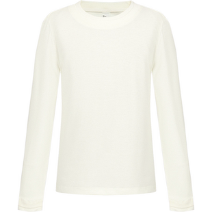 本来BENLAI女童抗菌假两件T恤秋季新款中大童长袖圆领打底衫