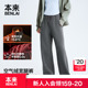 本来BENLAI女士抗静电发热保暖通勤运动阔腿裤 25冬新款 BNM650031