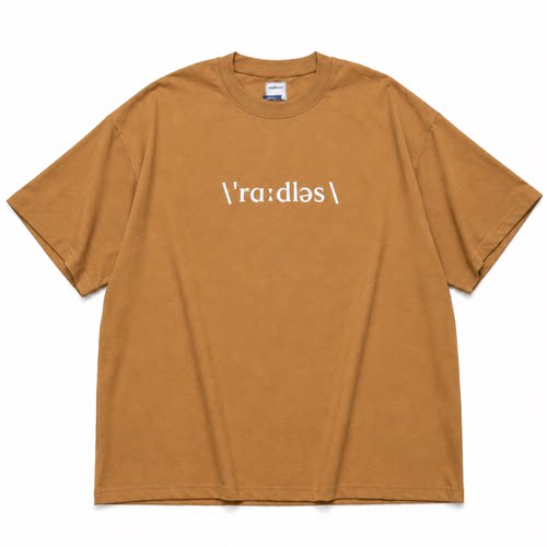 rodless26夏季趣味刺绣短袖宽松logo微绒感270gT恤百搭国潮牌情侣