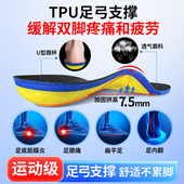 EFTE0611扁平足矫正脚垫足弓支撑足弓垫TPU高弹透气横足弓支撑垫