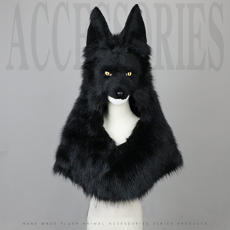 furry兽装fursuit写实兽头配件