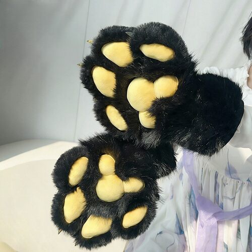福瑞控兽爪犬狼狗兽装半毛绒手作