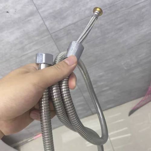 淋浴喷头花洒软管不锈钢配件大全防爆热水器出水管子连接浴霸通.