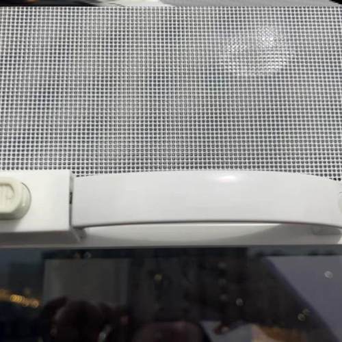 金刚网纱窗执手插销锁防盗纱窗锁带锁三推锁插销把手移门插杆锁.