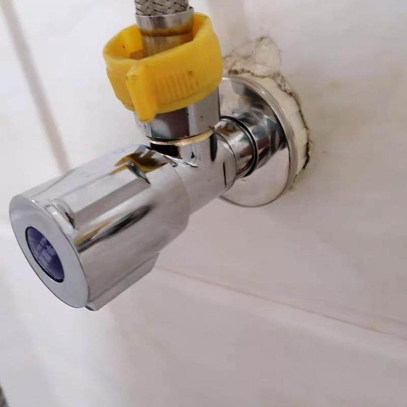 全铜家用冷热水加厚阀门一进二出止分水阀304不锈钢三通三角阀4.