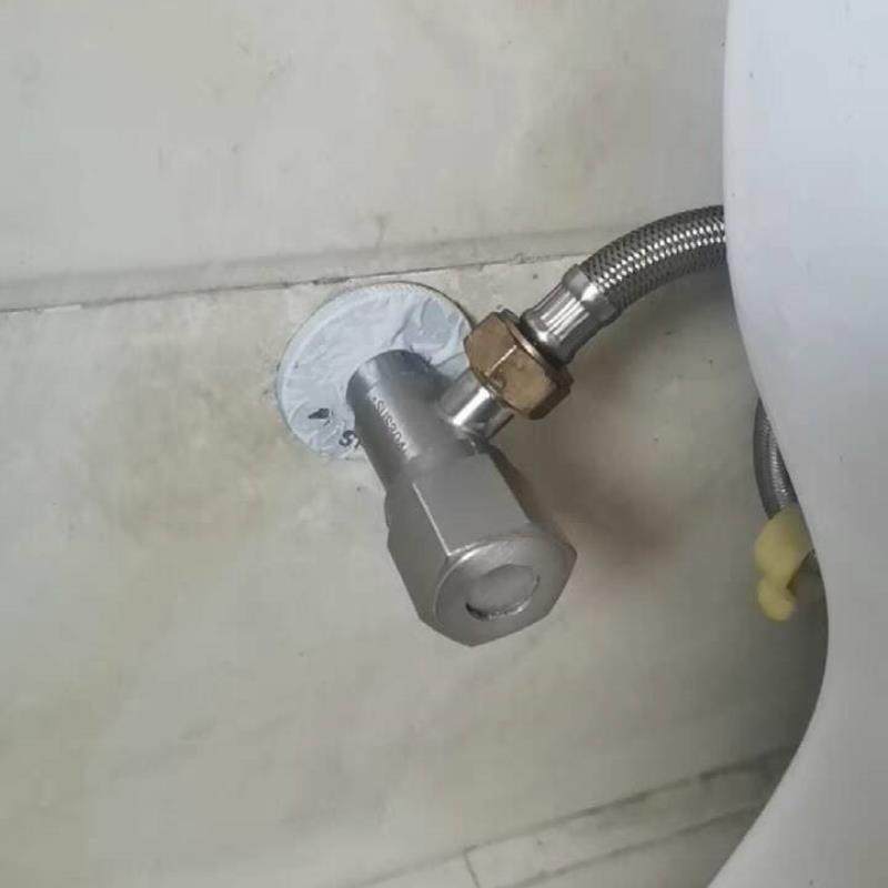 304不锈钢4分止水阀门4分水阀一进二三角阀角阀冷热水家用热水.