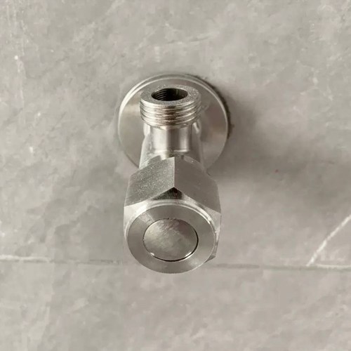 马桶止水阀三角阀家用加长一进二出4分304不锈钢冷热水热水器.