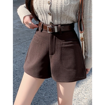 显瘦a字靴裤小个子外穿阔腿裤