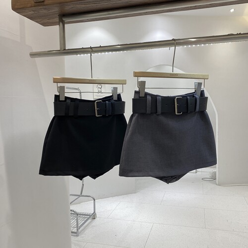 春季新款辣妹胖mm显瘦毛呢半身裙