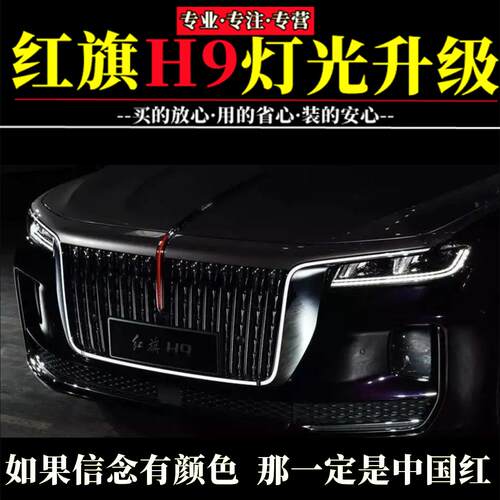 25款红旗H5旗标灯常亮模块解码器HS5H6H9中网流光灯led厂家直销4S