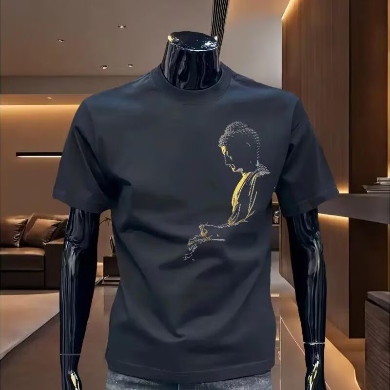 2025新款男士纯棉短袖T恤