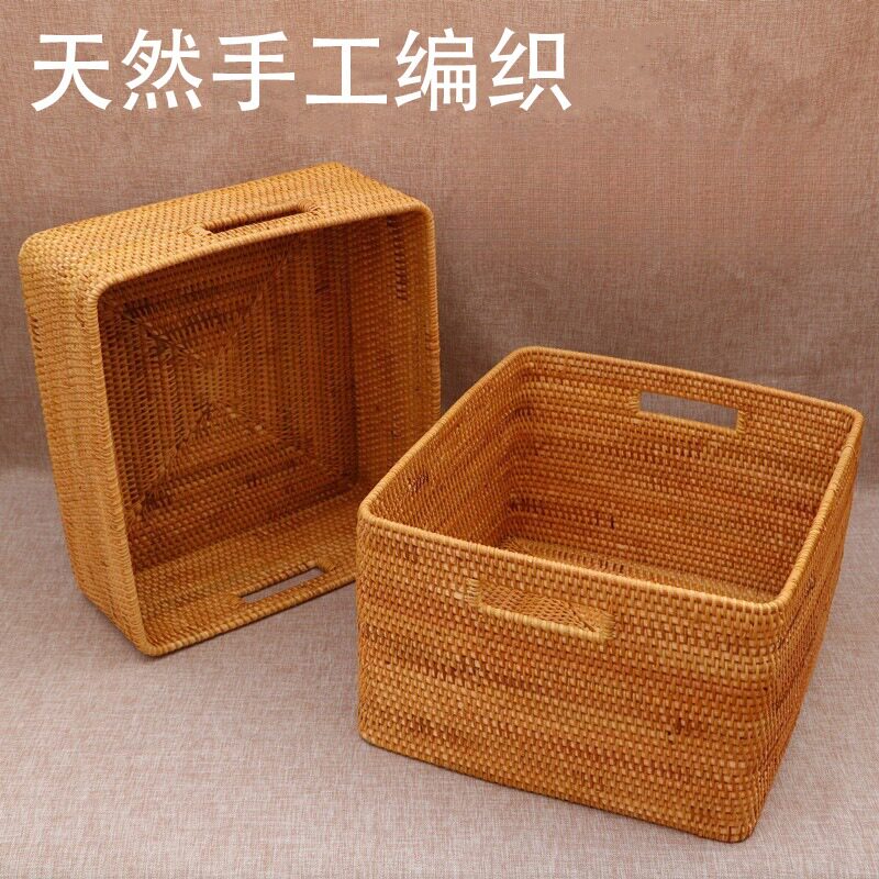 越南藤编收纳筐藤编筐收纳篮桌面